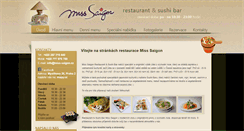 Desktop Screenshot of miss-saigon.cz