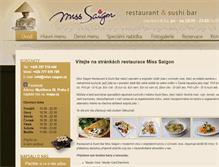 Tablet Screenshot of miss-saigon.cz